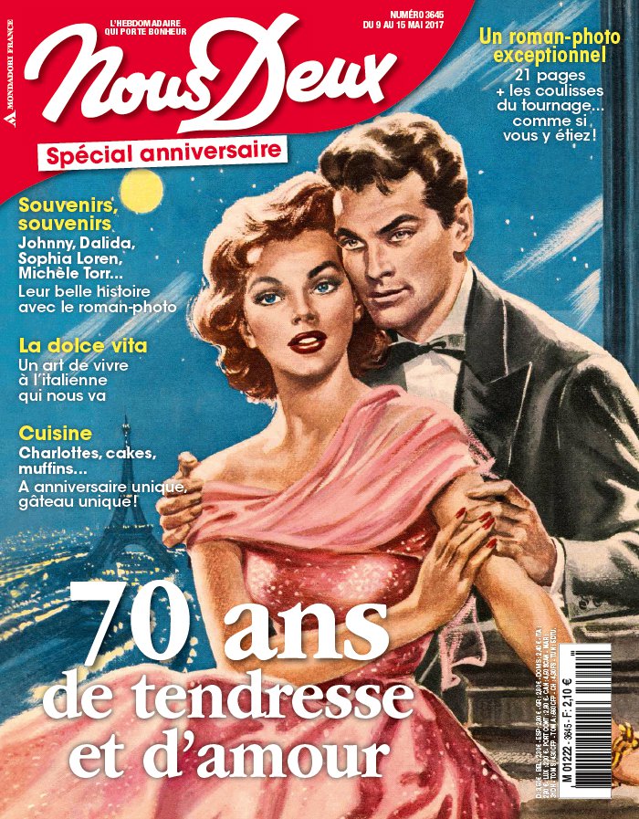 Nous Deux N°3645 du 09 mai 2017 à télécharger sur iPad