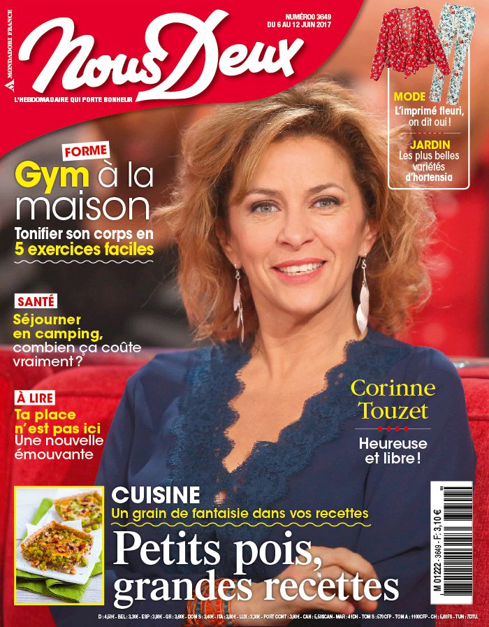 Nous Deux N°3649 du 06 juin 2017 à télécharger sur iPad