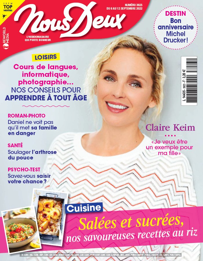 Nous Deux N°3923 du 06 septembre 2022 à télécharger sur iPad