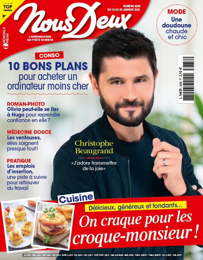 Nous Deux 19 janvier 2021 Abonnement Nous Deux Pas Cher avec le BOUQUET ePresse.fr
