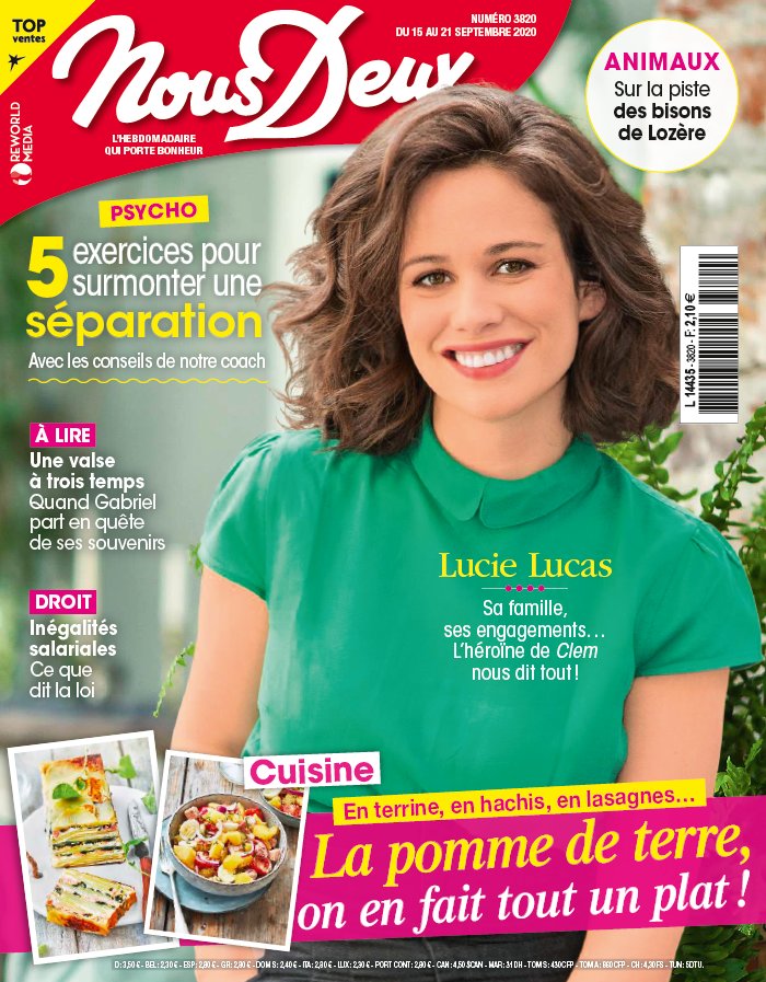 Nous Deux 15 septembre 2020 Abonnement Nous Deux Pas Cher avec le BOUQUET ePresse.fr