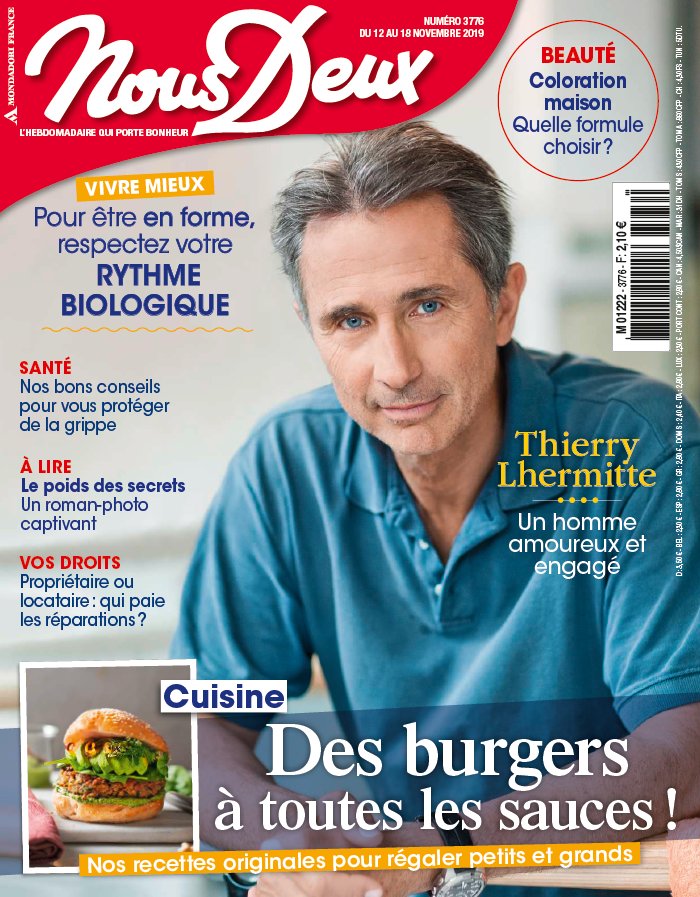 Nous Deux 12 novembre 2019 Abonnement Nous Deux Pas Cher avec le BOUQUET ePresse.fr