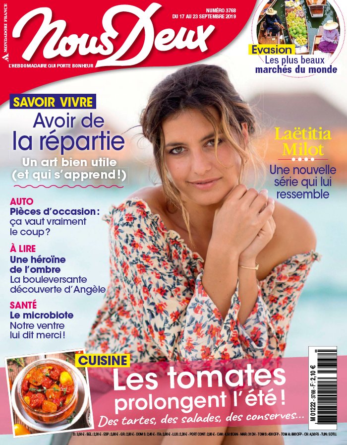 Nous Deux 17 septembre 2019 Abonnement Nous Deux Pas Cher avec le BOUQUET ePresse.fr