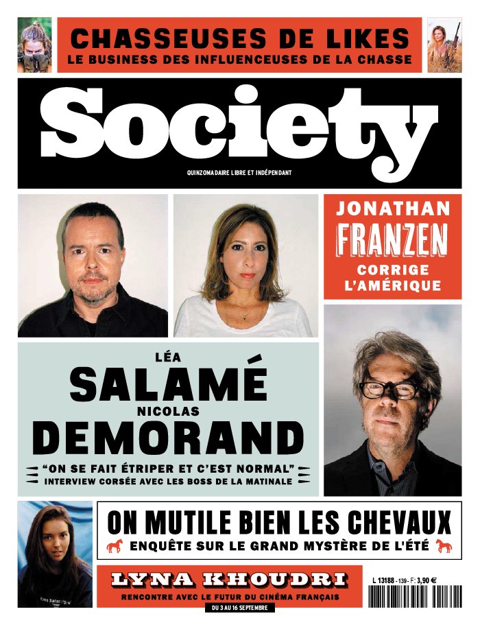 Society 03 septembre 2020 Society N°139 du 03 septembre 2020 à télécharger sur iPad