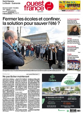 Ouest-France 27 mars 2021 Ouest-France N°20210327 du 27 mars 2021 à télécharger sur iPad