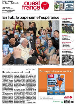 Ouest-France 08 mars 2021 Ouest-France N°20210308 du 08 mars 2021 à télécharger sur iPad