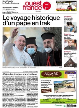 Ouest-France 06 mars 2021 Ouest-France N°20210306 du 06 mars 2021 à télécharger sur iPad