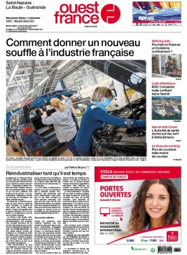 Ouest-France 03 février 2021 Ouest-France N°20210203 du 03 février 2021 à télécharger sur iPad