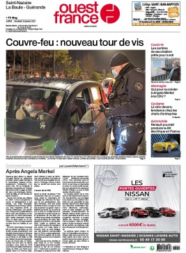 Ouest-France 15 janvier 2021 Ouest-France N°20210115 du 15 janvier 2021 à télécharger sur iPad