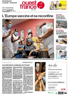Ouest-France 28 décembre 2020 Ouest-France N°20201228 du 28 décembre 2020 à télécharger sur iPad