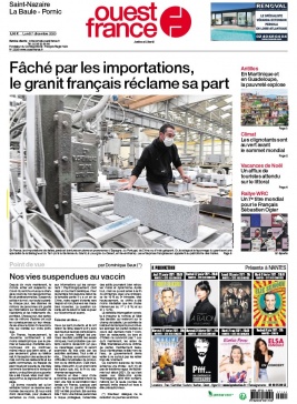 Ouest-France 07 décembre 2020 Ouest-France N°20201207 du 07 décembre 2020 à télécharger sur iPad