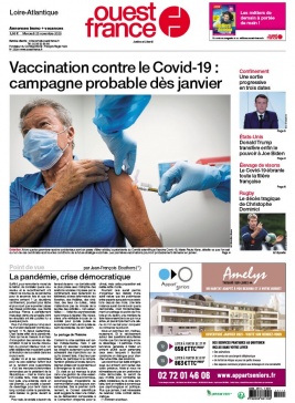 Ouest-France 25 novembre 2020 Ouest-France N°20201125 du 25 novembre 2020 à télécharger sur iPad