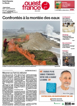 Ouest-France 16 novembre 2020 Ouest-France N°20201116 du 16 novembre 2020 à télécharger sur iPad