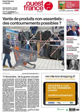 Ouest-France 11 novembre 2020 Ouest-France N°20201111 du 11 novembre 2020 à télécharger sur iPad