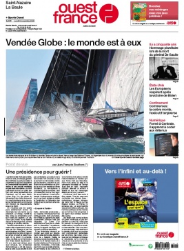 Ouest-France 09 novembre 2020 Ouest-France N°20201109 du 09 novembre 2020 à télécharger sur iPad