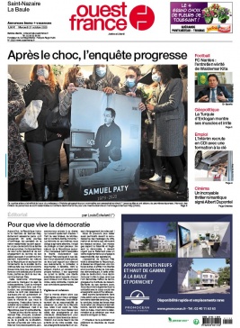 Ouest-France 21 octobre 2020 Ouest-France N°20201021 du 21 octobre 2020 à télécharger sur iPad