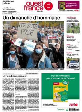 Ouest-France 19 octobre 2020 Ouest-France N°20201019 du 19 octobre 2020 à télécharger sur iPad
