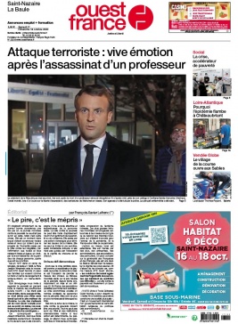 Ouest-France 17 octobre 2020 Ouest-France N°20201017 du 17 octobre 2020 à télécharger sur iPad