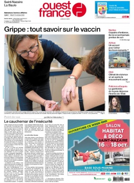 Ouest-France 13 octobre 2020 Ouest-France N°20201013 du 13 octobre 2020 à télécharger sur iPad