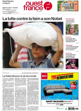 Ouest-France 10 octobre 2020 Ouest-France N°20201010 du 10 octobre 2020 à télécharger sur iPad