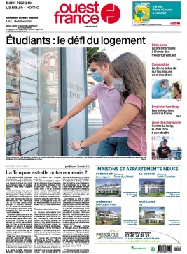 Ouest-France 18 août 2020 Ouest-France N°20200818 du 18 août 2020 à télécharger sur iPad