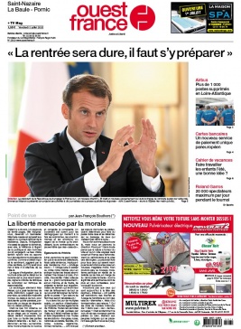 Ouest-France 03 juillet 2020 Ouest-France N°20200703 du 03 juillet 2020 à télécharger sur iPad