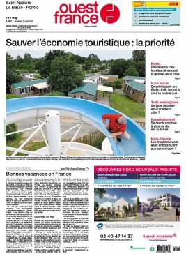 Ouest-France 15 mai 2020 Ouest-France N°20200515 du 15 mai 2020 à télécharger sur iPad