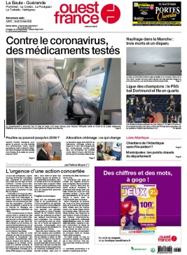 Ouest-France 12 mars 2020 Ouest-France N°20200312 du 12 mars 2020 à télécharger sur iPad