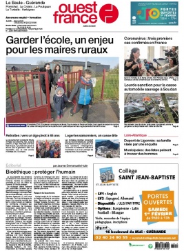 Ouest-France 25 janvier 2020 Ouest-France N°20200125 du 25 janvier 2020 à télécharger sur iPad