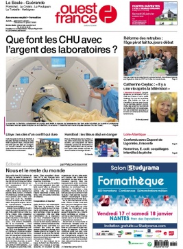 Ouest-France 11 janvier 2020 Ouest-France N°20200111 du 11 janvier 2020 à télécharger sur iPad