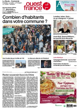 Ouest-France 31 décembre 2019 Ouest-France N°20191231 du 31 décembre 2019 à télécharger sur iPad