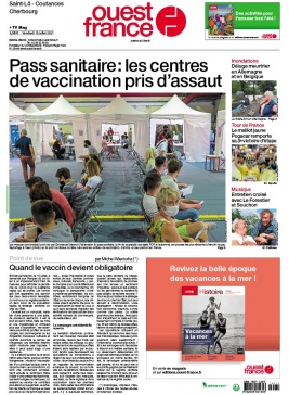 Ouest-France N°20210716 du 16 juillet 2021 à télécharger sur iPad