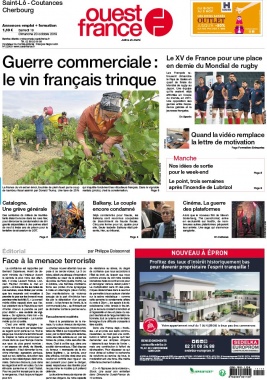 Ouest-France N°20191019 du 19 octobre 2019 à télécharger sur iPad