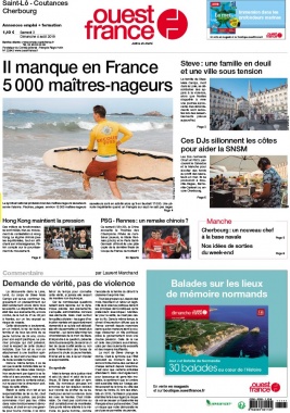 Ouest-France N°20190803 du 03 août 2019 à télécharger sur iPad