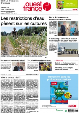 Ouest-France N°20190725 du 25 juillet 2019 à télécharger sur iPad