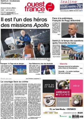 Ouest-France N°20190716 du 16 juillet 2019 à télécharger sur iPad