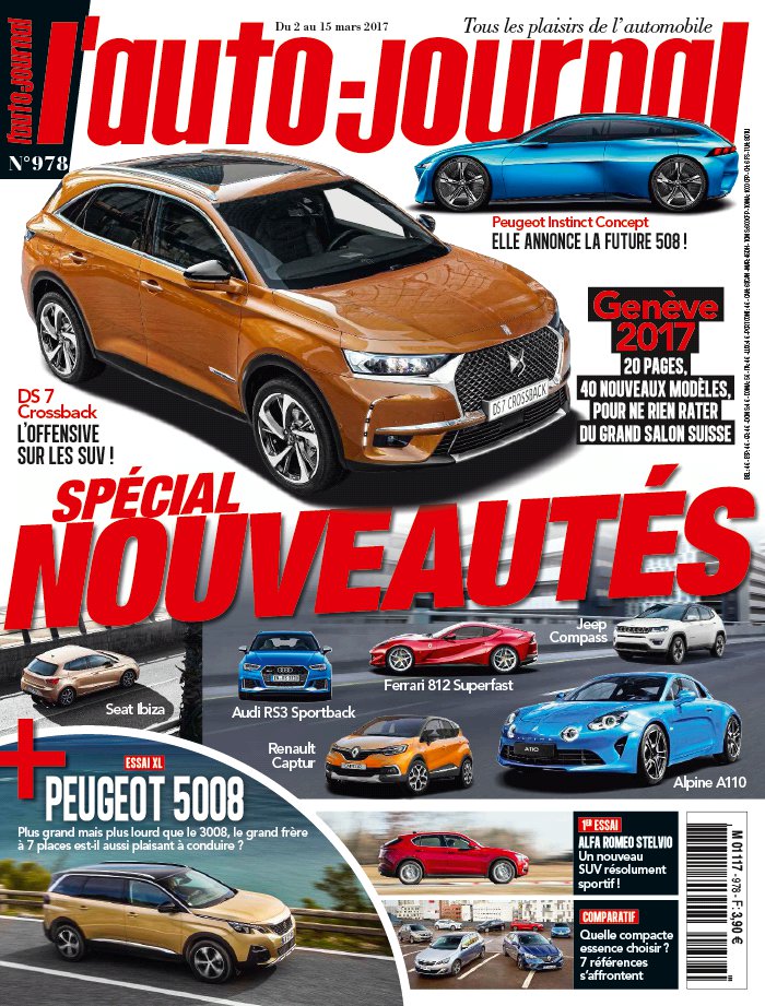L'Auto Journal N°978 du 02 mars 2017 à télécharger sur iPad