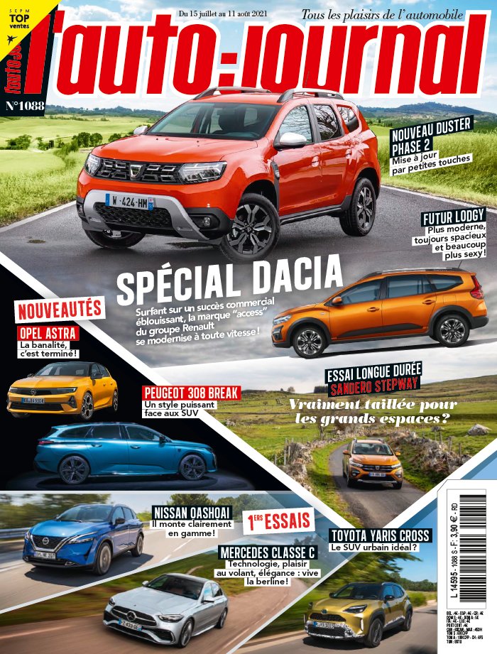 L'Auto Journal N°1088 du 15 juillet 2021 à télécharger sur iPad