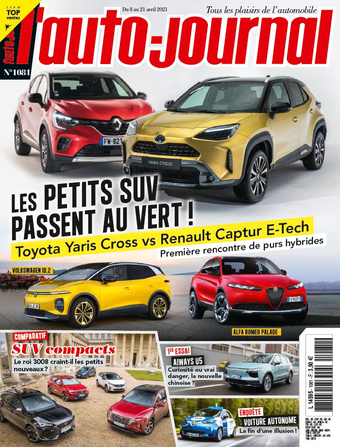 L'Auto Journal N°1081 du 08 avril 2021 à télécharger sur iPad