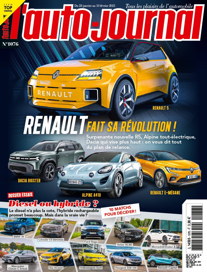 L'Auto Journal 28 janvier 2021 L'Auto Journal N°1076 du 28 janvier 2021 à télécharger sur iPad