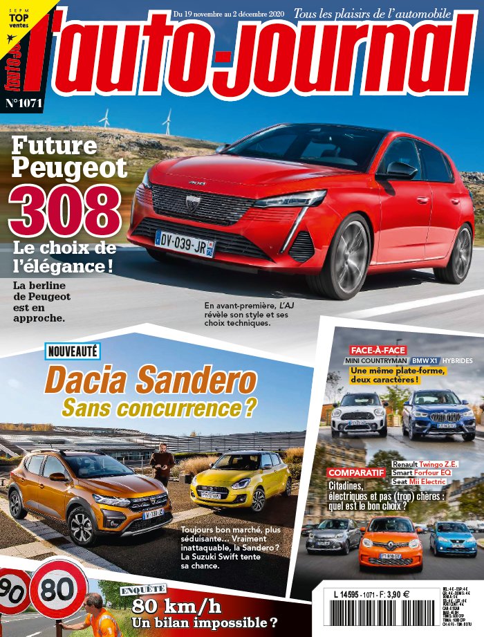 L'Auto Journal 19 novembre 2020 Abonnement L’Auto Journal Pas Cher avec le BOUQUET ePresse.fr