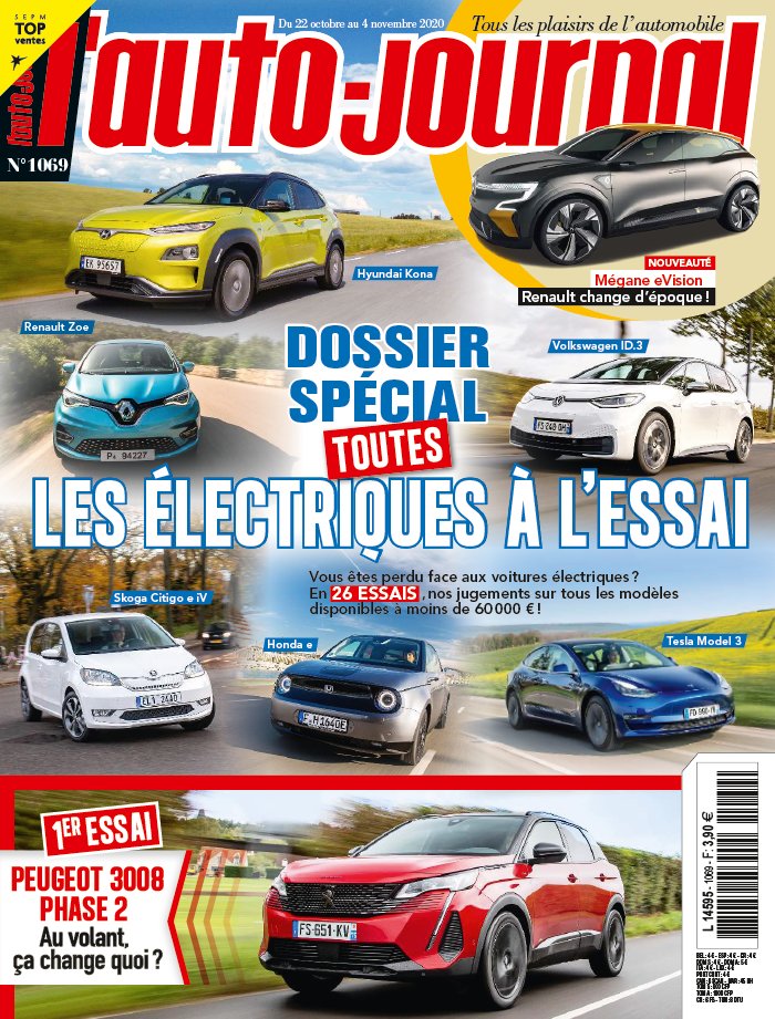 L'Auto Journal 22 octobre 2020 L'Auto Journal N°1069 du 22 octobre 2020 à télécharger sur iPad