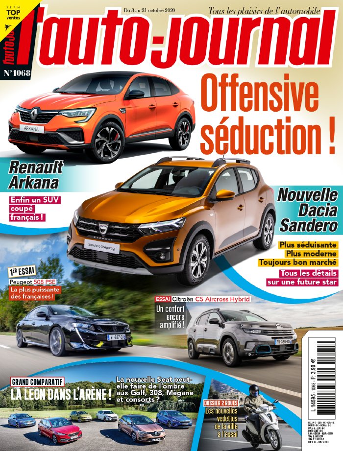 L'Auto Journal 08 octobre 2020 L'Auto Journal N°1068 du 08 octobre 2020 à télécharger sur iPad