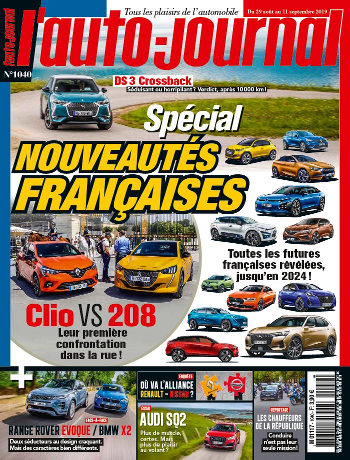 L'Auto Journal 29 août 2019 L'Auto Journal N°1040 du 29 août 2019 à télécharger sur iPad