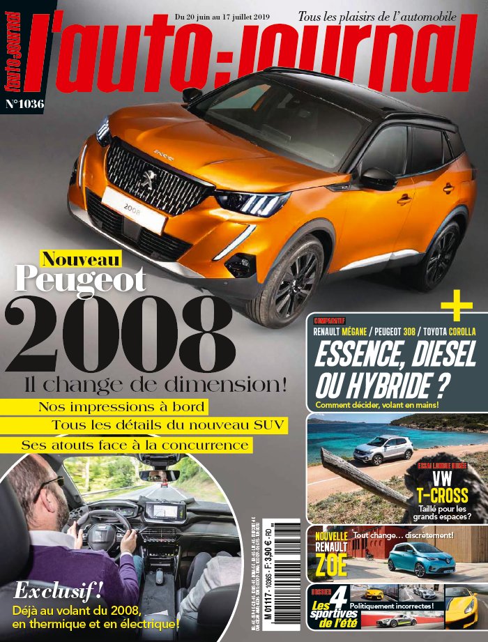 L'Auto Journal 20 juin 2019 L'Auto Journal N°1036 du 20 juin 2019 à télécharger sur iPad