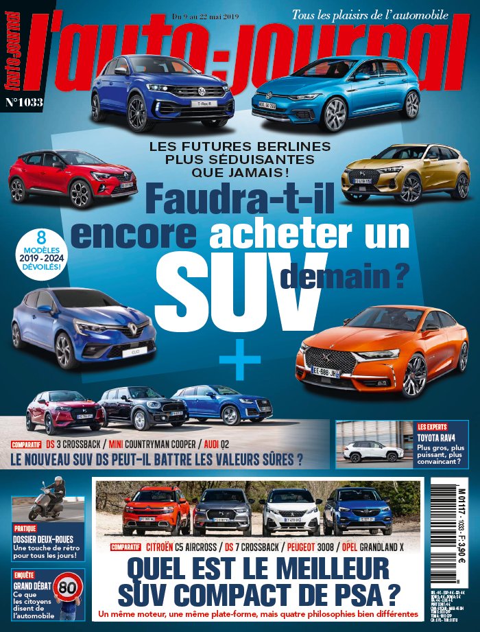 L'Auto Journal 09 mai 2019 L'Auto Journal N°1033 du 09 mai 2019 à télécharger sur iPad