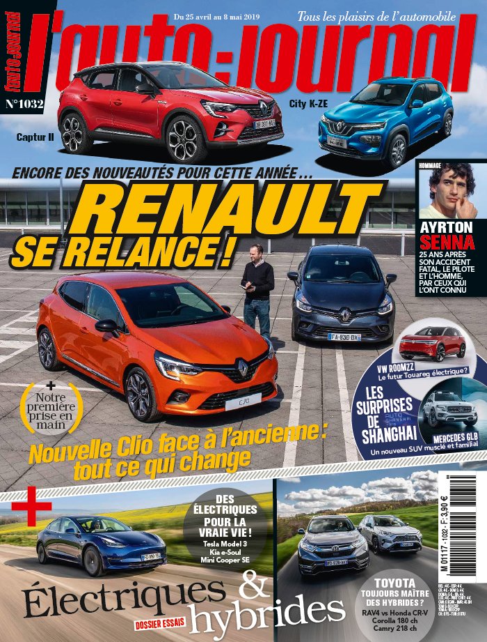 L'Auto Journal 25 avril 2019 L'Auto Journal N°1032 du 25 avril 2019 à télécharger sur iPad