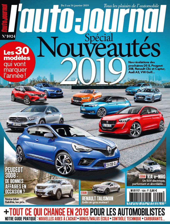 L'Auto Journal 03 janvier 2019 L'Auto Journal N°1024 du 03 janvier 2019 à télécharger sur iPad