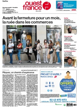 Ouest-France N°20210403 du 03 avril 2021 à télécharger sur iPad