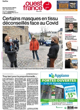 Ouest-France N°20210119 du 19 janvier 2021 à télécharger sur iPad